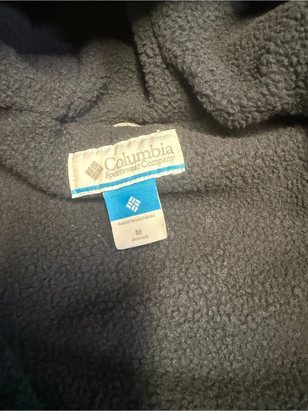 Columbia Kids Black Quilted Hooded Rugged Ridge Sherpa Lined Jacket